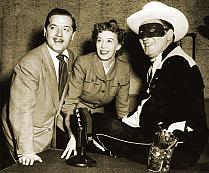 Brace Beemer makes a promotional stop - to visit Ruth Shaefer and Jackson Weaver Brace Beemer makes a promotional stop - to visit Ruth Shaefer and Jackson Weaver